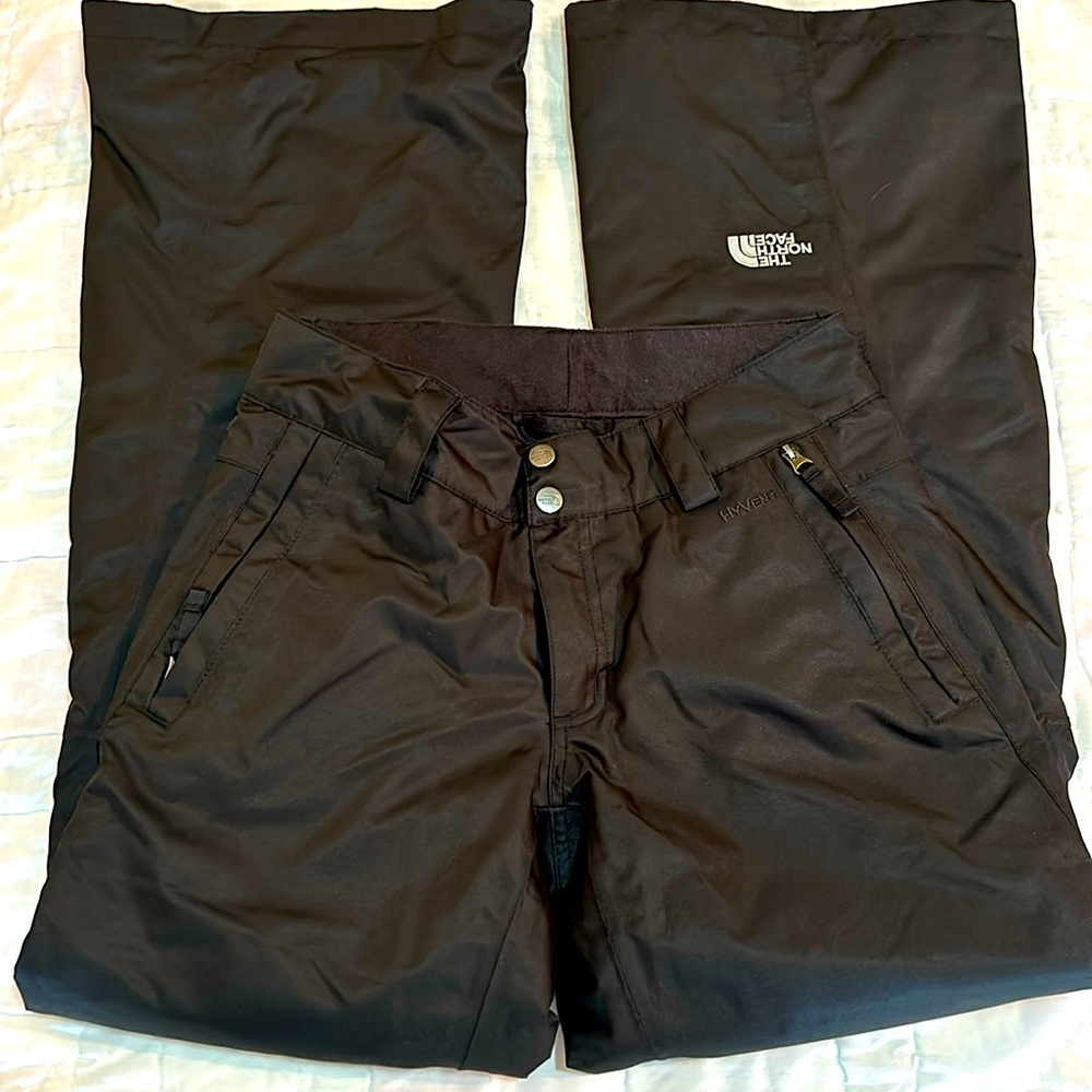 North Face women’s ski pants. XS. Black. Used once